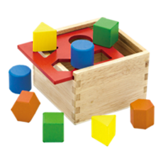 Viga Wooden Shape Sorting Box  